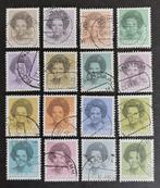 nvph 1237 - 1252 gestempeld Beatrix in zwart 1981-1990, Postzegels en Munten, Verzenden, Na 1940, Gestempeld