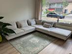 Hoekbank beige - 4-zits + hocker - Söderhamn, Huis en Inrichting, Banken | Bankstellen, Ophalen, 250 tot 300 cm, Gebruikt, Hoekbank