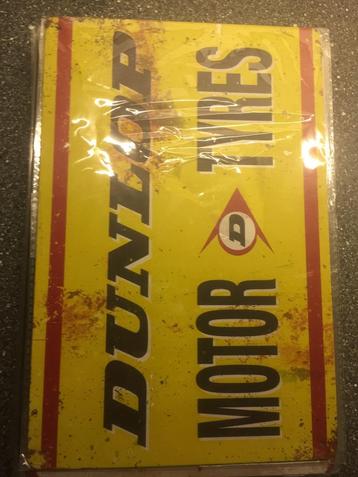 Retro Dunlop en Pirelli  , Vredestein metalen reclame platen beschikbaar voor biedingen