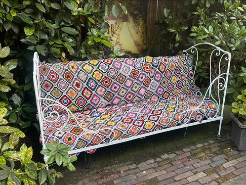 Frans ledikant / bed, Tuin en Terras, Tuinbanken, Metaal, Ophalen