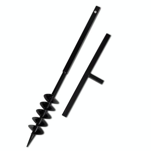 Grondboor schroefboor boor + handvat 100 mm GRATIS BEZORGD!, Tuin en Terras, Hand-tuingereedschap, Nieuw, Grondboor, Verzenden