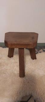 Robuuste eiken plantentafel - 31cm hoog Vintage, Ophalen of Verzenden, Gebruikt