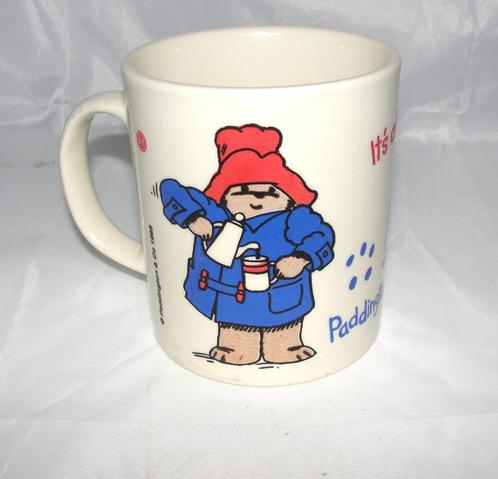 Paddington Douwe Egberts seizoen mok, 1995, Huis en Inrichting, Keuken | Servies, Zo goed als nieuw, Kop(pen) en/of Schotel(s)