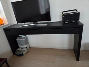 Ikea Malm Side Table Donkerbruinzwart - 190cm lang - afbeelding 1