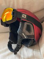 Salomon skihelm met skibril zgan 56-59 cm, Ophalen of Verzenden, Zo goed als nieuw, Jack