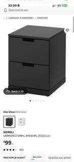 Nordli ladenkast ikea, Ophalen, 1 of 2 laden, Nieuw, 50 tot 100 cm