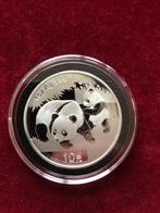 1oz zilver China Panda 2008 10 Yuan, Postzegels en Munten, Munten | Azië, Ophalen of Verzenden, Oost-Azië, Losse munt, Zilver