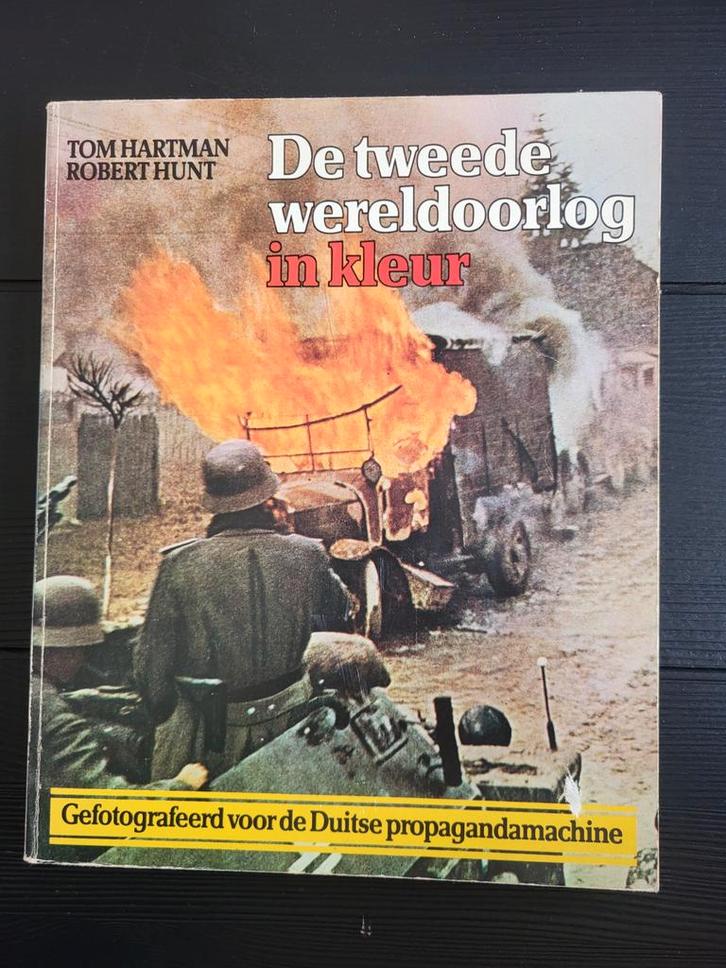Tweede Wereldoorlog in Kleur - Hartman & Hunt, Boeken, Oorlog en Militair, Gelezen, Algemeen, Tweede Wereldoorlog, Ophalen of Verzenden