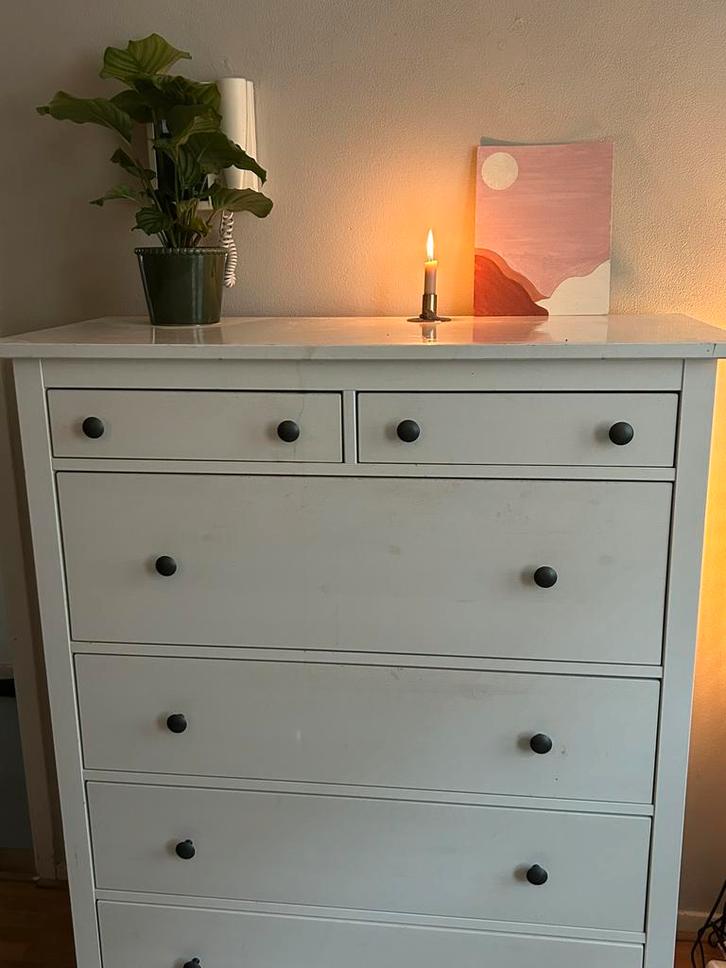 Hemnes IKEA ladekast, Huis en Inrichting, Kasten | Ladekasten, Gebruikt, 150 tot 200 cm, 75 cm of meer, 5 laden of meer, Ophalen