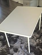 Stevige witte inklaptafel 70 x 100 cm, Ophalen, Gebruikt