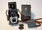 Yashica 44LM 44 TLR camera in bruine kleur, Audio, Tv en Foto, Fotocamera's Analoog, Ophalen of Verzenden, Gebruikt, Spiegelreflex