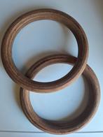 Turnringen van hout, Ophalen of Verzenden, Gebruikt, Bruin, Materiaal
