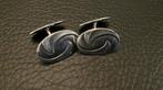 Zilveren manchetknopen, Sieraden, Tassen en Uiterlijk, Manchetknopen, Ophalen of Verzenden, Gebruikt, Zilver