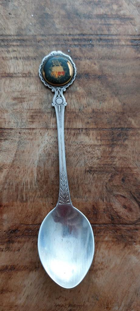 Vintage Lepel met Decoratieve Knop, Antiek en Kunst, Antiek | Bestek, Ophalen of Verzenden