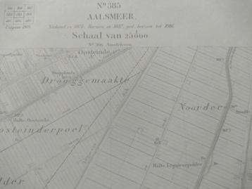 385 Aalsmeer Oosteinde De Kwakel De Nes Plattegrond 1919 beschikbaar voor biedingen