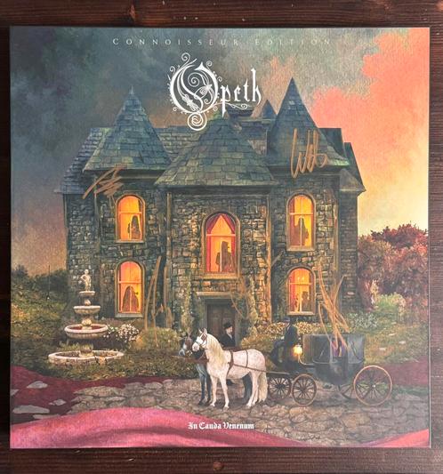 Opeth - In Cauda Venenum - Connoisseur Edition - Signed!, Cd's en Dvd's, Vinyl | Hardrock en Metal, Zo goed als nieuw, Ophalen of Verzenden