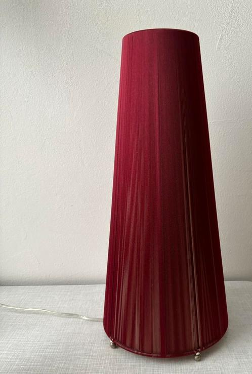 Besselink licht tafellamp bordeaux kleur, Huis en Inrichting, Lampen | Lampenkappen, Zo goed als nieuw, Minder dan 25 cm, Rond