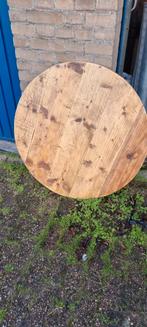Rond steigerhouten tafelblad - 92cm, Gebruikt, 50 tot 100 cm, Rond, Grenenhout
