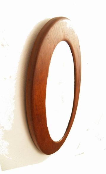 Deense teak jaren 60 spiegel vintage mid century design beschikbaar voor biedingen