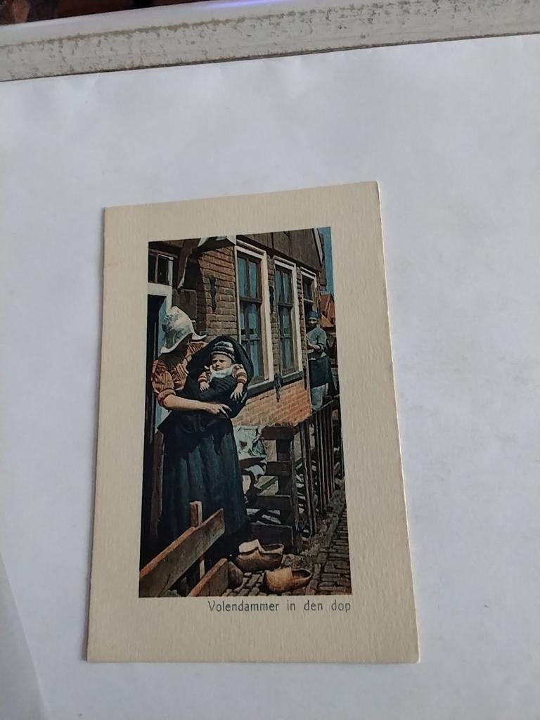 VOLENDAMMER IN DEN DOP, Ophalen of Verzenden, Voor 1920, Klederdracht