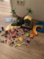 Playmobil strand/tropisch eiland met accessoires, Ophalen of Verzenden, Gebruikt, Complete set
