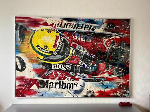 Ayrton Senna da Silva door Eric-Jan Kremer, Antiek en Kunst, Kunst | Schilderijen | Modern, Ophalen