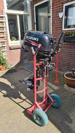 Vertrouwbaare buitenboordmoter Suzuki 6pk korstaart 4 takt, Ophalen, Zo goed als nieuw, Motor en Techniek, Motorboot