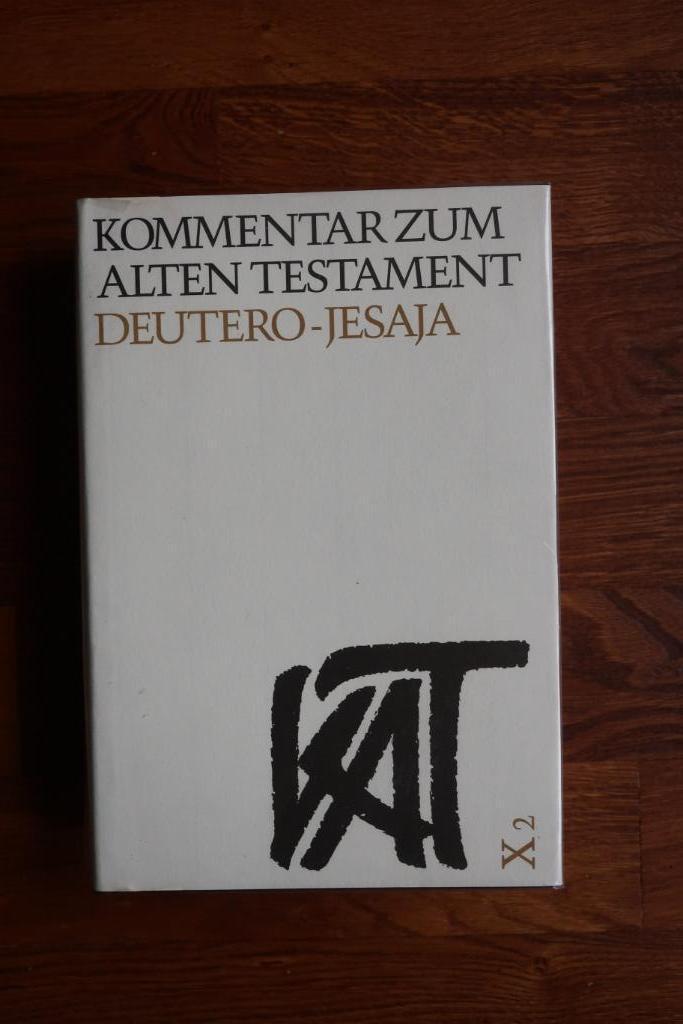 Kommentar Deutero Jesaja, Boeken, Godsdienst en Theologie, Zo goed als nieuw, Christendom | Katholiek, Christendom | Protestants