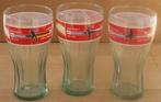 Set van 3 Coca Cola contourglazen Euro 2004 Portugal Ruud .., Verzenden, Nieuw, Bierglas