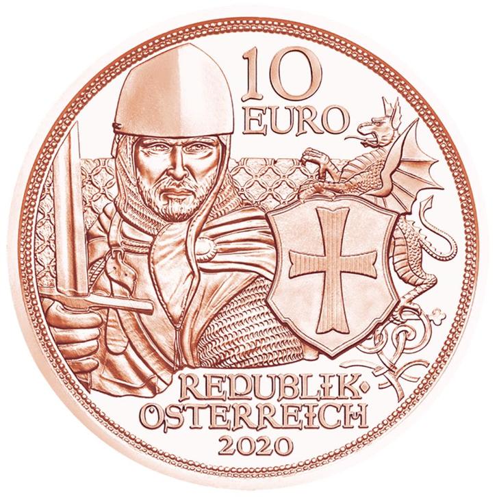 10 Euro Oostenrijk 2020 UNC - Dapperheid, Postzegels en Munten, Munten | Europa | Euromunten, Losse munt, 10 euro, Oostenrijk