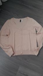 Beige vestje van h&m mt 42 1 x gedragen, Beige, Maat 42/44 (L), H&M, Ophalen of Verzenden