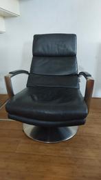 Draai stoel , zwart , H&H, Huis en Inrichting, Stoelen, Ophalen of Verzenden, Zo goed als nieuw, Eén