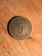 5 Pfennig 1912 Duitsland - Zeer Fraai, Ophalen of Verzenden, Duitsland, Losse munt