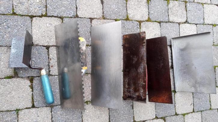 plakspanen voegbord en buitenhoektruweel buitenhoektruweel, Doe-het-zelf en Verbouw, Gereedschap | Handgereedschap, Ophalen of Verzenden