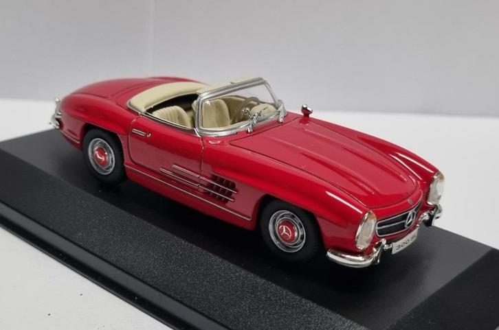 Mercedes 300SL Roadster 1957, W198 Mercedes Collection 1:43, Hobby en Vrije tijd, Modelauto's | 1:43, Zo goed als nieuw, Auto