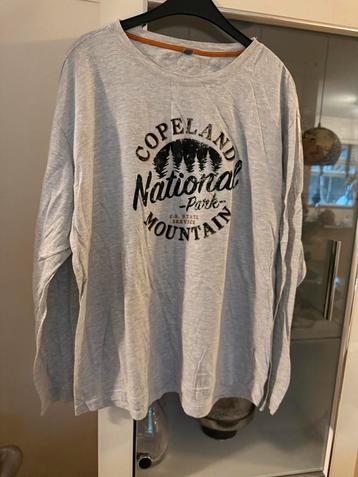 Zeeman Shirt Lange Mouw - Grijs - Maat 48 beschikbaar voor biedingen