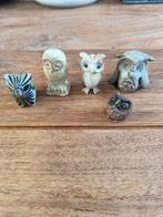 Uil, 5 uiltjes, beeldjes keramiek, Ophalen of Verzenden, Zo goed als nieuw