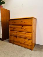 Vintage grenen ladekast met vier lades, Ophalen, A, A, A