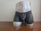 Zwarte Short Leatherlook, Kleding | Heren, Ondergoed, Ophalen of Verzenden, Zwart, Boxer