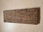 Geborsteld oud houten plank, Huis en Inrichting, Woonaccessoires | Wandplanken en Boekenplanken, Ophalen of Verzenden, Nieuw