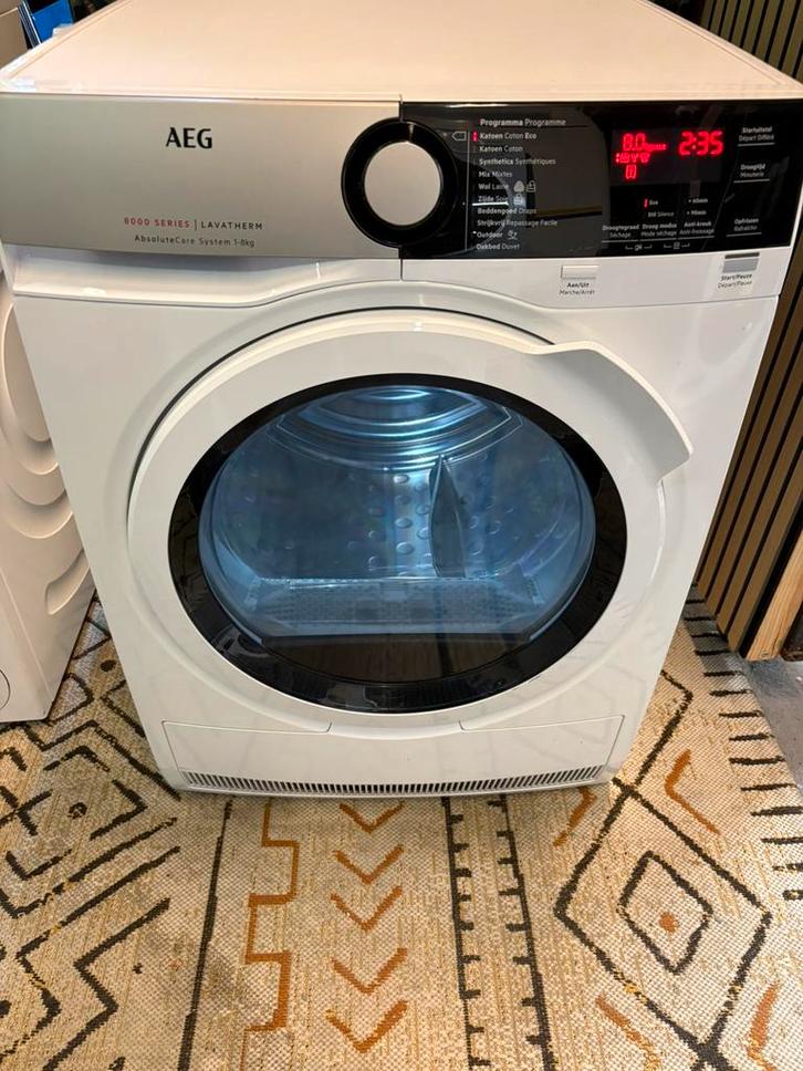 AEG 8000 Series AbsoluteCare Warmtepompdroger, Witgoed en Apparatuur, Wasdrogers, Zo goed als nieuw, Overige typen, Voorlader