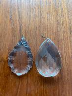 Vintage Kristallen Pegels Lamp - 2 stuks, Antiek en Kunst, Ophalen of Verzenden