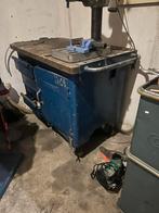 Stalen werkbank tafel, Ophalen, Zo goed als nieuw, 170 cm of meer, Bankschroef