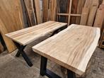 Suar boomstam tafels, Tuin en Terras, Ophalen, Nieuw, Rechthoekig, Hout
