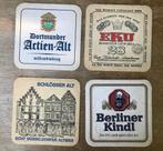 Bierviltje Schlösser Alt - Berliner Kindl - Eku - DAB, Verzamelen, Biermerken, Viltje(s), Overige merken, Ophalen of Verzenden