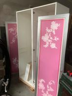 Meisjeskamer Kledingkast - Roze Bloemen, Huis en Inrichting, Kasten | Kledingkasten, Ophalen, 100 tot 150 cm, 200 cm of meer, Met hangruimte