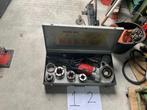 Complete RIDGID 600 pijpdraadmachine set | Elektrisch + 7 dr, Doe-het-zelf en Verbouw, Gereedschap | Overige machines, Ophalen