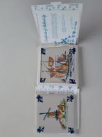 Delfts Blauwe Tegels Set - Zeilschip, Molen, KLM, Antiek en Kunst, Antiek | Wandborden en Tegels, Ophalen of Verzenden