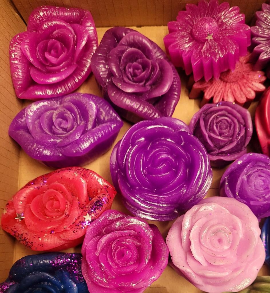 Rozen Kaarsen Set, Overige materialen, Crème, Nieuw, Ophalen of Verzenden