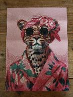 Modieuze luipaard painting, Huis en Inrichting, Woonaccessoires | Schilderijen, Tekeningen en Foto's, Ophalen of Verzenden, Nieuw